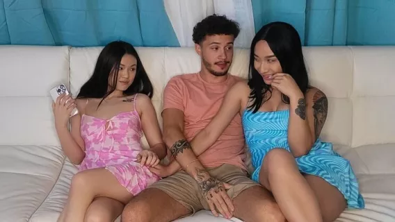 ◤Teens Love Huge Cocks◢ Threesome Challenge ►Lulu Chu, Apollo Banks, Avery Black