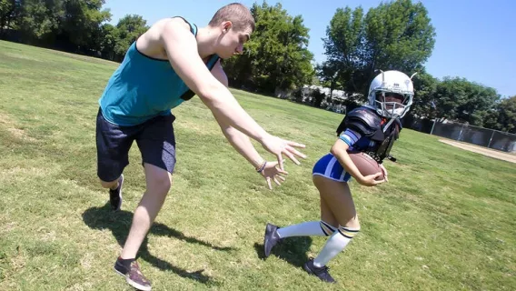 ◤Exxxtra Small◢ Tiny Touchdown Twat ►Amber Summers, Michael Swayze