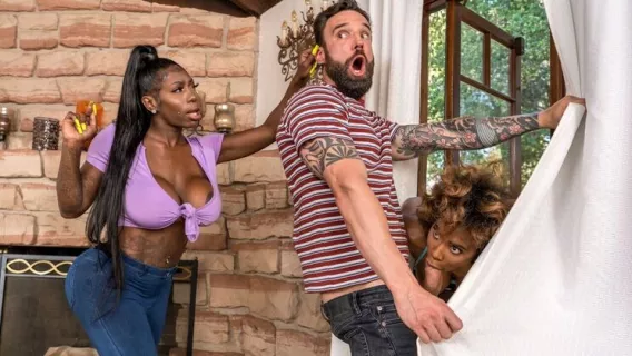 ◤Brazzers◢ Jogging His Memory With Her Pussy ►Demi Sutra, Ebony Mystique, Alex Legend