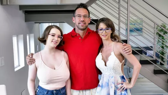 ◤Family Strokes◢ Eviction And Dick Addiction ►Johnny Castle, Emily Addison, Anna Blaze