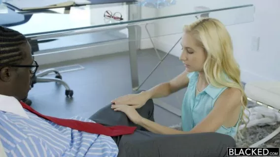 ◤BLACKED◢ Hot Assistant Gets BBC From Boss ►Michael Williams, Odette Delacroix