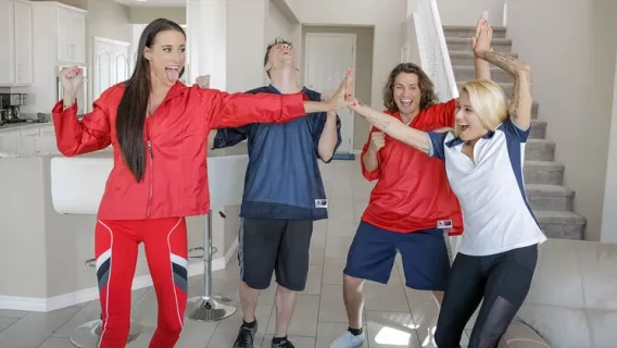 ◤Mom Swap◢ A Lesson On Edging ►Rion King, Cindy Crawford, Sofie Marie