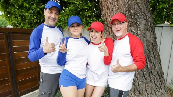 ◤Daughter Swap◢ Softball Diamond Daughter Dick Down ►Eric John, Jay Crew, Taylor Blake