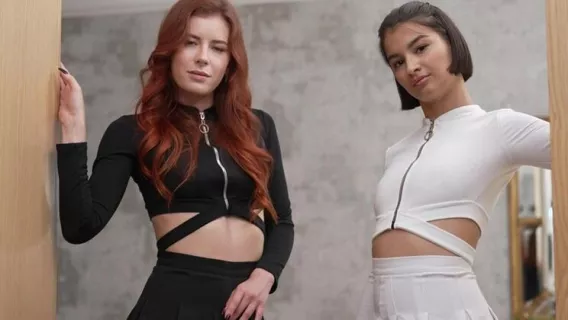 ◤NRX Studio◢ Redhead Luna Rishi + Muslim Effy End - Hard GROUP Fuck ►Tim Monster Cock, Luna Rishi, Leo Casanova