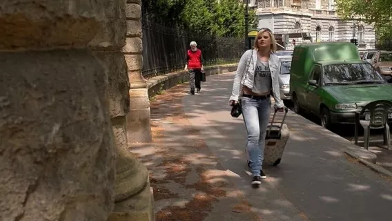 ◤Porn World◢ Tourist Angel Black Ass Fucked By Stranger Until She Orgasms Really Hard GP650 ►Angel Black, Lauro Giotto