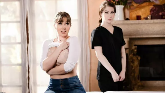 ◤All Girl Massage◢ Your Breasts, Your Choice ►Evelyn Claire, Lena Paul