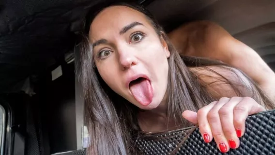 ◤Fake Taxi◢ First Time With A Pregnant Woman ►Nataly Gold